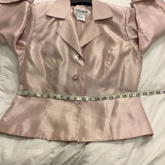 Vintage light pink jacket, 3/4 sleeve, size 8 - Picture 8 of 11